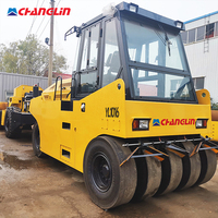 Changlin 14.7 km/h gonflé lisse pneu rouleau routier 10Ton 12Ton 14Ton 16Ton asphalte couches compacteur camion