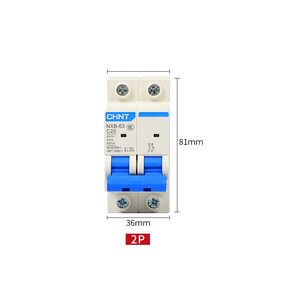 Disjoncteur miniature domestique NXB-63 C16 32A 1P 2P 3P 4P 6A 10A 20A 25A 32A 100A 125A MCB - Product Image 4