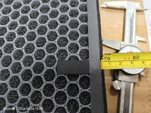 แผ่น<span class=keywords><strong>กรอง</strong></span><span class=keywords><strong>อากาศ</strong></span>สำหรับ <span class=keywords><strong>Samsung</strong></span> AX60 Atau AX60R5080WD, ไส้กรอง CFX-D100 /gb CFX-D100D 2 in 1 H13 HEPA ถ่านกัมมันต์ - Product Image 4