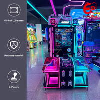 Lasergame Simulator Arcade Spel Professioneel 1-2 Spelers Muntenautomaat 5 Scènes Duel Ticket voor Attractiepark Spelcentrum