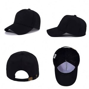 Customized 5-piece Set of Cotton Baseball Cap With Embroidered logo Customized Hat logo Solid Color Baseball Cap Customization - Product Image 3