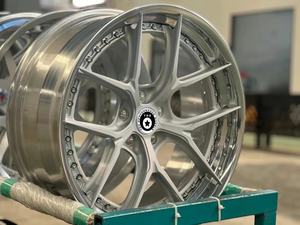 Trz 18 19 20 21 22 23 24 pouces jantes de voiture de tourisme 5x120 5x112 5x114.3 forgé personnalisé 2 pièces jantes polies <span class=keywords><strong>champagne</strong></span> - Product Image 6