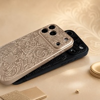 Étui de téléphone en cuir PU de luxe antichoc pour iPhone
