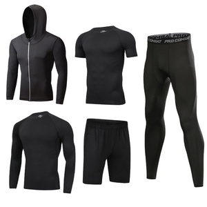 Ropa De Gimnasia ชุดวอร์มออกกำลังกายของผู้ชาย,ชุดวอร์มเล่นโยคะฟิตเนสแห้งเร็วเสื้อผ้าวิ่งตามสั่ง - Product Image 3