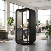 Cabine insonorisée modulaire personnalisée pour le contrôle du bruit industriel et la confidentialité sur le lieu de travail