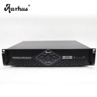 Amplificador de Potencia Profesional Clase AB de 2 Canales, 8/4 Ohmios, Metálico, CA 200W*2 para Sistema de Audio de Cine en Casa