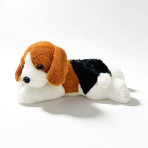 Lindo Peluche de <span class=keywords><strong>Beagle</strong></span> Recostado con Relleno de Algodón PP, Muñeco Miguero Harehound, Decoración, Regalo de Cumpleaños para Niños - Product Image 5