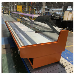 Tủ lạnh bảo quản thịt thương mại để giữ thịt tươi, tủ trưng bày thịt tự phục vụ, tủ lạnh quầy tự phục vụ, tủ lạnh deli - Product Image 6