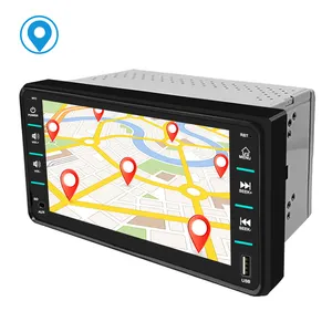 Monitor automotivo, tela de relógio de cabeça, monitor led, 7 polegadas, touch mp5, corolla, monitor para carros