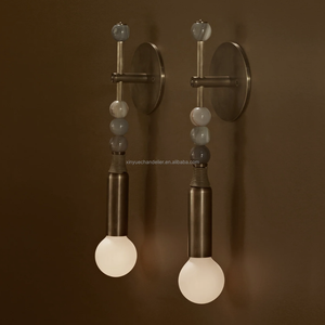 הגעה חדשה APPARATUS פמוט אגת מנורת קיר מעצב יוקרה קישוט פנים אור קיר - Product Image 4