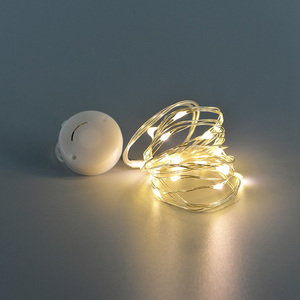 Mini <span class=keywords><strong>Luci</strong></span> a Filo <span class=keywords><strong>di</strong></span> Rame LED Sommergibili <span class=keywords><strong>con</strong></span> Batteria CR20332 per Decorazioni Natalizie, Festive e <span class=keywords><strong>di</strong></span> Compleanno per Interni - Product Image 2