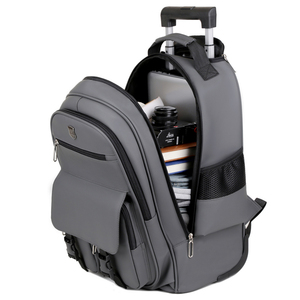 Venta directa de fábrica: Bolsa de <span class=keywords><strong>equipaje</strong></span> de fin de semana duradera con ruedas para exteriores, carrito de viaje, <span class=keywords><strong>mochila</strong></span> - Product Image 6