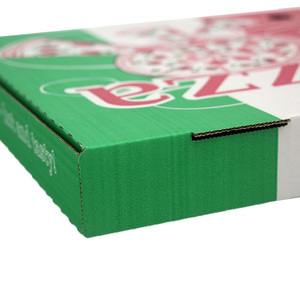 Caja de Pizza Corrugada Biodegradable y Ecológica, Resistente, de Grado Alimenticio, con Diseño Reciclable, Opciones de Logotipo y Tamaño Personalizados - Product Image 1