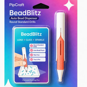 Stylo et outil automatiques pour la peinture au diamant - Artisanat DIY en PLA avec un design minimaliste moderne, plusieurs <span class=keywords><strong>options</strong></span> de couleurs - Product Image 1