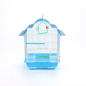 Grande Cage à oiseaux en métal, nid de Myna, Cage d'élevage de perruches, bol à nourriture suspendu, boîtier de maison d'oiseau