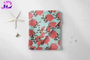 Nouveau design 2025 – Tissu en coton biologique imprimé floral personnalisé, classé parmi les meilleurs pour chemises et costumes pour garçons - Product Image 3