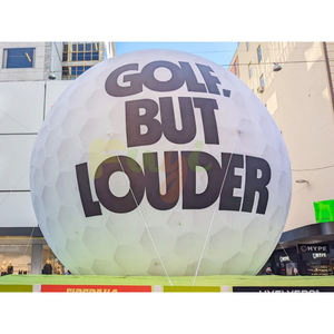 屋外イベント展示会のための広告プロモーションカスタムロゴ大きなインフレータブルゴルフボール - Product Image 1