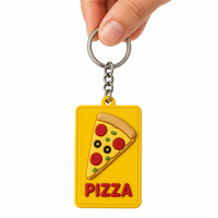 Llaveros Personalizados de Nueva Llegada, Llaveros para Colorear con Logotipo Grabado, Diseño de Dibujos Animados para Regalos Corporativos de Marca