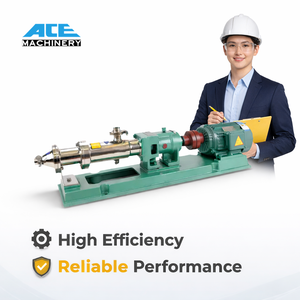 ปั๊มสกรูเดี่ยวแบบ 3 เฟส รุ่น Gd65-1-7.5Kw  ทำจากสแตนเลสเกรดสุขภัณฑ์ พร้อมสเตเตอร์ซิลิโคน Epdm สำหรับอาหาร - Product Image 3