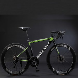 OEM Factory 700c Bicicleta de carretera Bicicleta Hombres Sistema de frenos de disco Pedal ordinario 27 velocidades Ruedas de aleación de magnesio Aleación de aluminio - Product Image 3