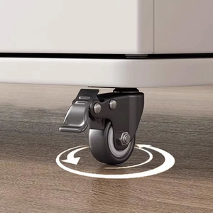 Muebles Modernos para Sala de Estar, Mesa de Centro Cuadrada Multifuncional Extensible, Mesa de Café Plegable de Madera con Almacenamiento y Taburetes - Product Image 4