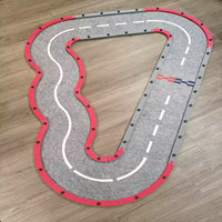 Circuit de course RC portable Levihobby, mini piste en EVA à assembler, aménagement personnalisé pour l'éducation STEM, jouet RC 1/64 1/76, pièces d'avion RC