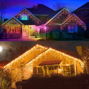 Northland decorative indoor outdoor color changing outdoor christmas led string lights led christmas icicle shaped lights