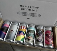 Boîte d'influence d'expédition ondulée à impression personnalisée pour l'emballage de 16 canettes de jus de bière
