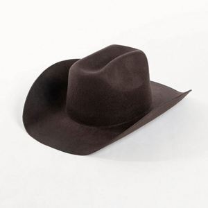 Chapeaux de cowboy de luxe de haute qualité, couleur unie, personnalisables avec logo, pour le voyage et la pêche – Vente en gros - Product Image 1