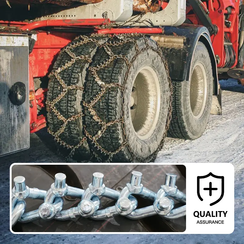 BOHU all'ingrosso di alta qualità per la protezione dei pneumatici in acciaio catena invernale Anti-slittamento per auto da neve