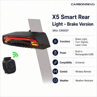 Feu arrière intelligent pour trottinette électrique Carbonrevo avec clignotants intégrés – Qualité supérieure pour une utilisation quotidienne, fonctionnement fluide et durable