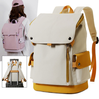 Mochila Impermeable Unisex para Portátil con Cierre de Cremallera, Forro de Poliéster, Diseño Casual para Negocios y Viajes, Gran Capacidad