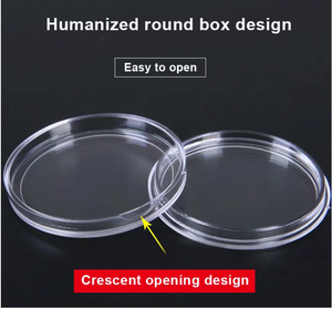 Acrylic Vòng Goldleaf Đồng Xu Viên Nang Chủ Lá Vàng Hộp Đồng Xu Cho 30Mm 35Mm 40Mm 100Mm Kích Thước - Product Image 6