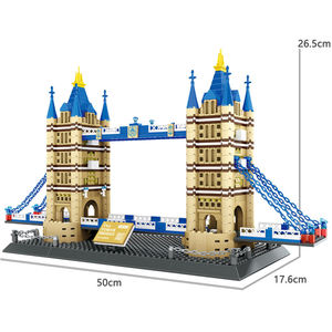 Wange 5215, Torre del Bridge de Londres, Inglaterra, Atracción Arquitectónica Mundial, Bloques de Construcción, Modelo de Ladrillos, Juego de Juguetes de Plástico para Niños - Product Image 4