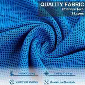 Serviettes de sport personnalisées en microfibre PVA rafraîchissante à sublimation, séchage rapide, emballage individuel, été, sur mesure - Product Image 3