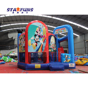 6 en 1 7in1 Commercial <span class=keywords><strong>Mickey</strong></span> <span class=keywords><strong>Jumper</strong></span> Mouse Bounce House 4 en 1 5 en 1 Château gonflable avec toboggan Combo - Product Image 1