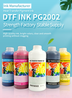 Tinta Berbasis Air DTF CMYK W 6 Warna Kompatibel dengan Printhead XP600 I3200 untuk Printer Transfer Film DTF