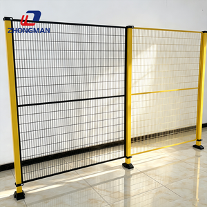 Clôture de protection pour atelier robotique 1800*600 mm, cadre en profilé d'aluminium, anti-rongeurs, écologique, porte treillis CE - Product Image 4