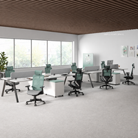 Chaise de bureau ergonomique à dossier haut pour commande en gros, avec repose-pieds pliable, siège coulissant et accoudoirs 3D, idéale pour les projets de bureaux commerciaux