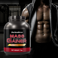 Supplément de Santé pour Prise de Masse Rapide avec Protéine Whey et Créatine en Poudre, Gainer Musculaire pour un Développement Rapide