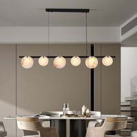 Lustre en marbre, luminaire suspendu, éclairage pour salle à manger, plafonnier pour salon, décoration intérieure, design classique