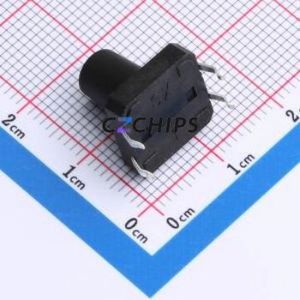TS015-CBW1EH12.5 Tactile <b>Switch</b> Through hole-4P,12x12mm <b>Switch</b> Single Pole Single Throw Round Button 1.8N Through Hole - Product Image 2