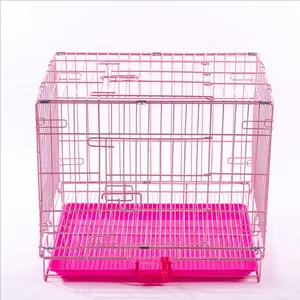 Hot Sell Durable Dog Cage Open Top Many Color Outdoor Dog Cages Dog Cage Plastic Flooring
