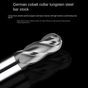 Nhập khẩu 60 độ Bốn lưỡi thép vonfram hợp kim cứng bóng cuối dao phay với bốn lưỡi cắt bóng cuối - Product Image 4