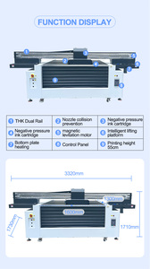 Tấm thép không gỉ sàn gỗ tấm đá cẩm thạch Acrylic <span class=keywords><strong>PVC</strong></span> Hội Đồng Quản trị bọt in ấn kỹ thuật số phun UV phẳng máy in máy để bán - Product Image 4