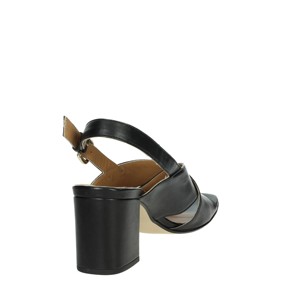 D4422 sandali con tacco in pelle a punta comodo cinturino alla caviglia con lacci alla moda sempreverde per l'estate - Product Image 3