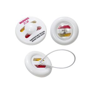 Etiqueta Antirrobo E-Bit de 50 mm, Circular, Blanca, de ABS, con Pin, Sistema EAS, para Tiendas de Ropa, Suministro Directo de Fábrica - Product Image 2