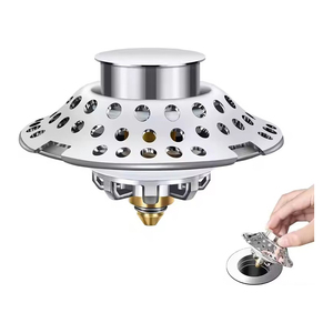 Filtro de desagüe de acero inoxidable para fregadero, atrapapelos para bañera, tapón de desagüe de ducha, colector de pelo, tapón de bañera - Product Image 6