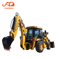 Chargeuse-pelleteuse CAT 428F d'occasion en bon état, 4x4, machine de construction multifonctionnelle, à vendre