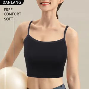 Spor Fitness seksi spor giyim kırpma nefes tankı üstleri Yoga kısa Slim Fit egzersiz gömlek atletik kadınlar için üst kızlar